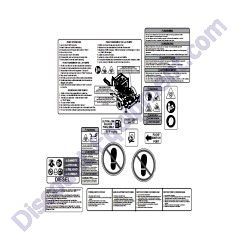 54344 Decal Safety Operation Dry Open Generac Magnum MTP4DZD Trash Pump