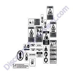 54344 Decal Safety Operation Dry Open Generac Magnum MTP4DZD Trash Pump