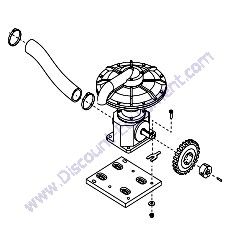 63372 Assembly vacuum pump Generac Magnum MTP4DZD Trash Pump