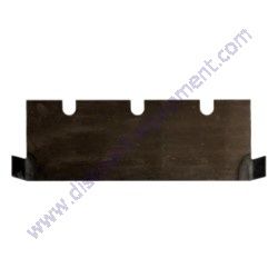 81-0062 Removal Blade 4" x 13" x .092" Heavy Sharpened Notch Self Dicing Innovatech Bartell Global Genuine OEM Products
