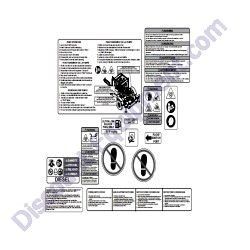 54344 Decal Safety Operation Dry Open Generac Magnum MTP6DZD Trash Pump