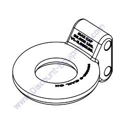 19335B Coupler lunette ring 3.0 ID Generac Magnum MTP6DZV Trash Pump
