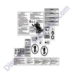 54344 Decal Safety Operation Dry Open Generac Magnum MTP6DZV Trash Pump