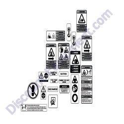 54344 Decal Safety Operation Dry Open Generac Magnum MTP6DZV Trash Pump