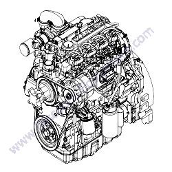 31381 Engine Deutz TD2.9-T4F 66hp variable speed Generac Magnum MTP4DZV Trash Pump