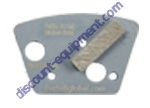 Predator 836-0160204 T-Mag, 16 Grit (Grey), Single Rectangle, Hard Bond