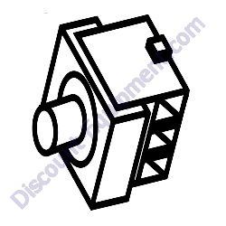 EM517186 CONTACT BLOCK EMERGENCY SWITCH MultiQuip Mayco C30-HDG Concrete Pump