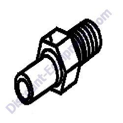 EM916001 FITTING GREASE 1/8" NPT MultiQuip Mayco C30-HDG Concrete Pump