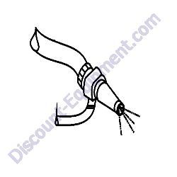 REF # 13 - EM23808D NOZZLE ASSEMBLY MultiQuip Mayco C30-HDG Concrete Pump