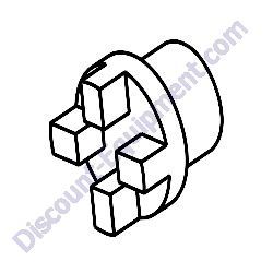 40688 Plug with O-ring, pump housing Tsurumi Generac Magnum MWT500 Water Trailer