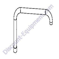 42097B Weldment fill pipe Generac Magnum MWT500 Water Trailer