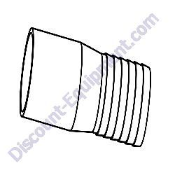 41378 Fitting strt 2.00MNPT x 2.00 hose shank PVC Generac Magnum MWT500 Water Trailer