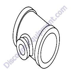 40227 Fitting T 2.00NPT x 2.00NPT x .75NPT female Generac Magnum MWT500 Water Trailer