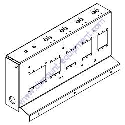 12246B Weldment outlet panel Generac Magnum MTT20 Combo Unit