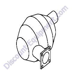 10795 Muffler Isuzu 4LEI Generac Magnum MTT20 Combo Unit