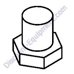 40740 Fitting bulkhead-2.000npt poly/3.000 hole black Generac Magnum MTT20 Combo Unit