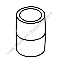 21127 Pipe fitting nipple pipe 2.000npt X close black Generac Magnum MTT20 Combo Unit