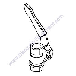 40229 Valve ball 2.00 fnpt black Generac Magnum MTT20 Combo Unit