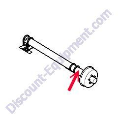29396 AXLE ASSEMBLY 3500 LB W/ELEC BRAKE MultiQuip WT5C-WTE5C Water Trailer