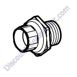 49903 FITTING 2" MNPT X 2" BARB TRIMMED MultiQuip WT5C-WTE5C Water Trailer
