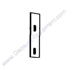 0200SO02AS END PADDLE SIDE STEEL BLADE TK MM8 MM10 Mortar Mixer