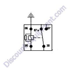 REF # 7 - 10349384 (442095) RELAY 12V 30AMP Laymor Sweepmaster300 Sweeper