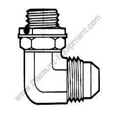 10350843 (477941) ELBOW 90 DEGREE 3/8" NPT X 3/8" PLASTIC Laymor Sweepmaster300 Sweeper