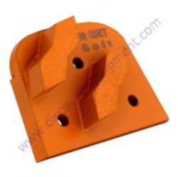 25ORG2 (500300303-S) Diamond Head 25-Grit Orange Double Segment (PACK OF 9) Bartell Global Genuine OEM Products