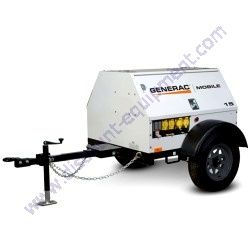 Generac MLG15M Trailer Mount 2" Ball Hitch Mitsubishi Tier IV Mobile Diesel Generator