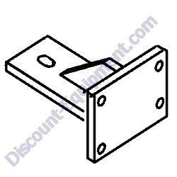 10537899 BRACKET ENGINE MOUNT FT LH SM KUBOTA Laymor Sweepmaster 450 Sweeper