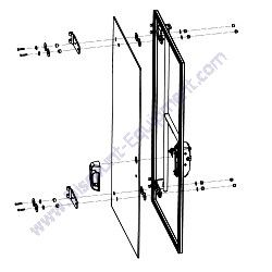 7120146 (10552621) DOOR ASSEMBLY Laymor Sweepmaster 450 Sweeper