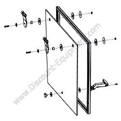 7120143 (10552699) ROAD SIDE WINDOW ASSEMBLY Laymor Sweepmaster450 Sweeper