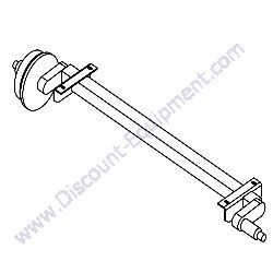 31428 Axle Torflex Hydraulic Generac Magnum MTP4DZD Trash Pump