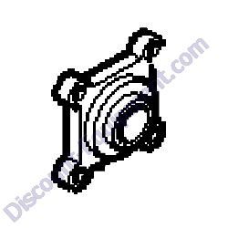 V66005800 BEARING BROOM CARRIER Laymor Sweepmaster 6HC 8HC Sweeper
