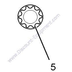 REF #5 - 9102266 HANDLE THROTTLE WITH CABLE Laymor Sweepmaster 6HC 8HC Sweeper