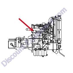 REF # 5 - 10349871 (456460) MOUNT MOTOR Laymor Sweepmaster 6HC 8HC Sweeper