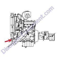 REF # 23 - 385112 MOUNT RADIATOR Laymor Sweepmaster 6HC 8HC Sweeper