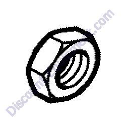 10347158 (010272) NUT HEX 1/4"-20NC FLANGE WHIZLOCK GR.G Laymor Sweepmaster 6HC 8HC Sweeper