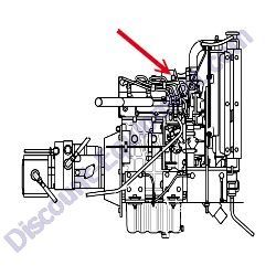 REF #1 - 374793 ENGINE ASSEMBLY KUBOTA V-1505 Laymor Sweepmaster 6HC 8HC Sweeper