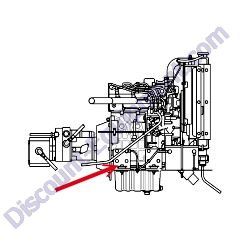 REF # 3 - 10495903 (376798) BRACKET ENGINE MOUNT Laymor Sweepmaster 6HC 8HC Sweeper