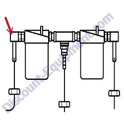 REF # 2 - 10458619 (376442) FILTER LOW PRESSURE Laymor Sweepmaster 6HC 8HC Sweeper