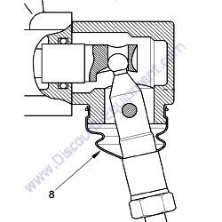 REF #8 - 440263 BELLOW VALVE HANDLE Laymor Sweepmaster 6HC 8HC Sweeper