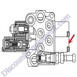 REF # 6 - 475434 LEVER END CAP ASSEMBLY Laymor Sweepmaster 6HC 8HC Sweeper