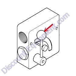 REF # 2 - 10351936 (9104614) KNOB Laymor Sweepmaster 6HC 8HC Sweeper