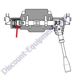 REF # 2 - 10350496 (474551) KIT DETENT 3-POSITION Laymor Sweepmaster 6HC 8HC Sweeper