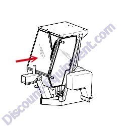 REF # 7 - 10350929 (478254) WINDSHIELD ASSEMBLY Laymor Sweepmaster 6HC 8HC Sweeper