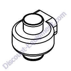 65649 Heater Engine Low Radiator Hose 1" Generac Magnum MLG8K Mobile Diesel Generator
