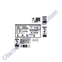 10288 Decal Sheet Generac Magnum MLG8K Mobile Diesel Generator