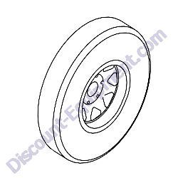 15976 Wheel 13 Inches Tire and Rim ST175/80D 13 Generac Magnum MLG8K Mobile Diesel Generator