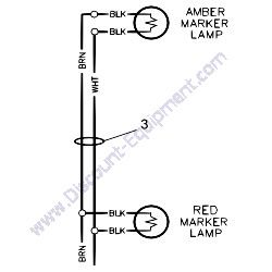 REF #3 - 10265 Harness Right Side Trailer Generac Magnum MLG8K Mobile Diesel Generator